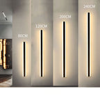 Aplique lineal Kiro de acrílico LED, detalle del acabado