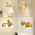 Aplique de pared Aura de madera blanca nórdica, encendido creando luz cálida