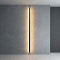 Aplique lineal Kiro de acrílico LED, vista frontal del diseño