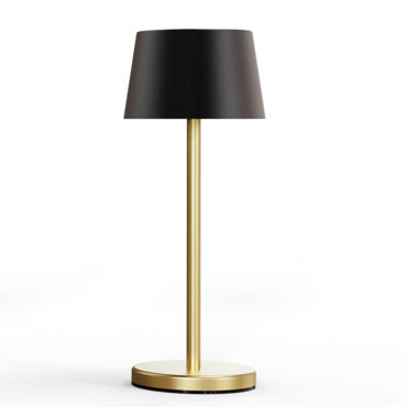 Lámpara de mesa Iris LED recargable, detalle de la instalación