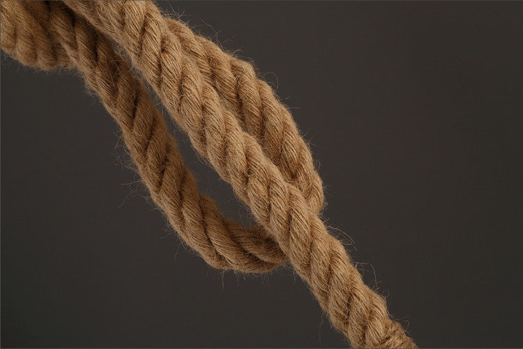 Lámpara colgante Sisal de cuerda de cáñamo, vista de conjunto
