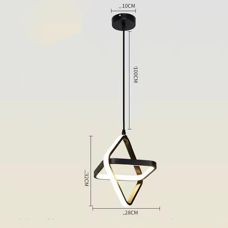 Lámpara colgante Aro de aluminio LED, detalle del acabado