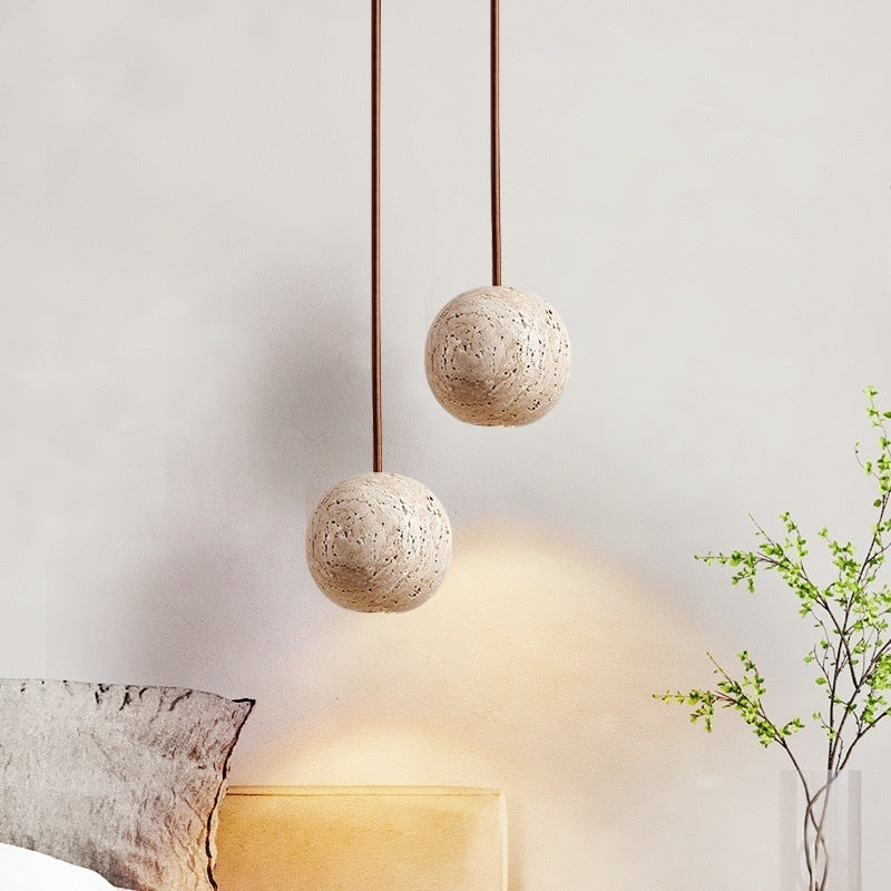 Lámpara colgante Petit de estilo retro, detalle del acabado