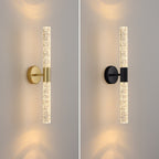 Aplique de pared Perla de hierro con burbujas, detalle del acabado