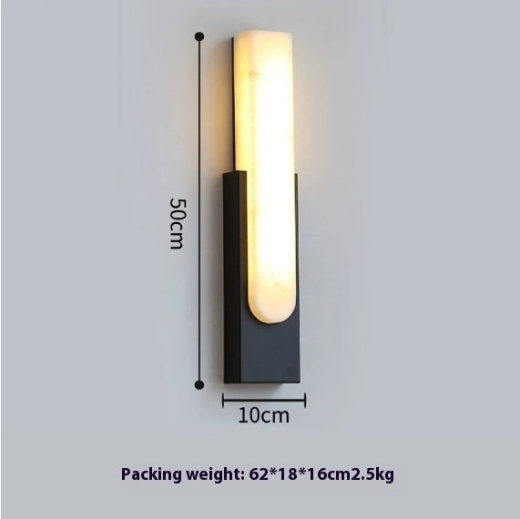 Aplique de pared Noble de estilo lujo, encendida creando luz cálida